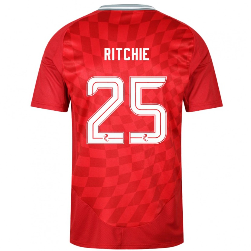 Danxen Kinder Tom Ritchie #25 Rot Heimtrikot Trikot 2024/25 T-Shirt