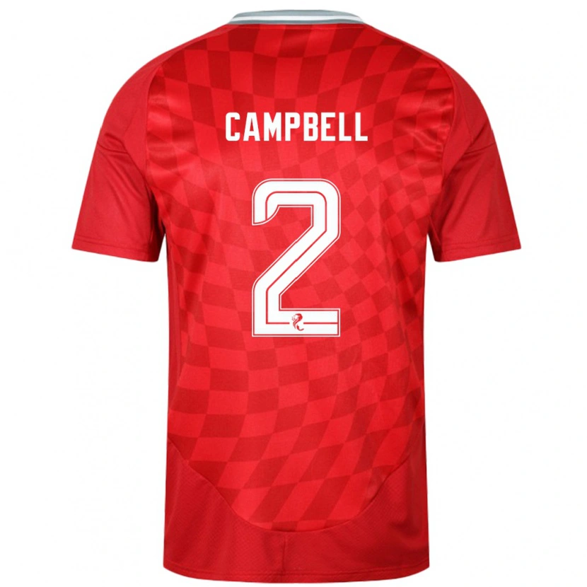 Danxen Kinder Loren Campbell #2 Rot Heimtrikot Trikot 2024/25 T-Shirt