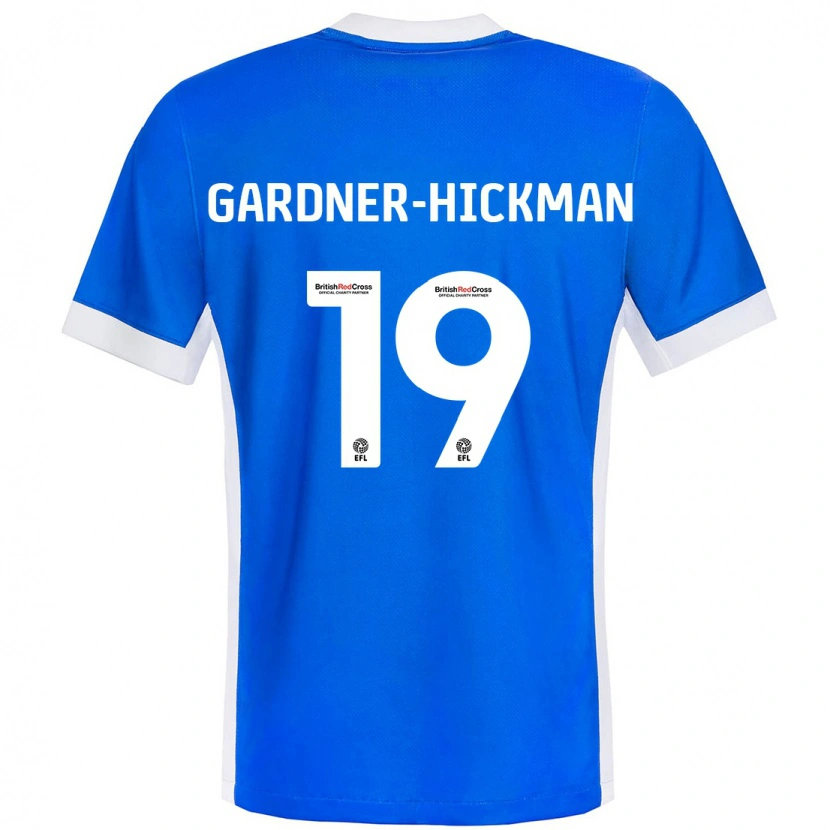 Danxen Kinder Taylor Gardner-Hickman #19 Blau Weiß Heimtrikot Trikot 2024/25 T-Shirt