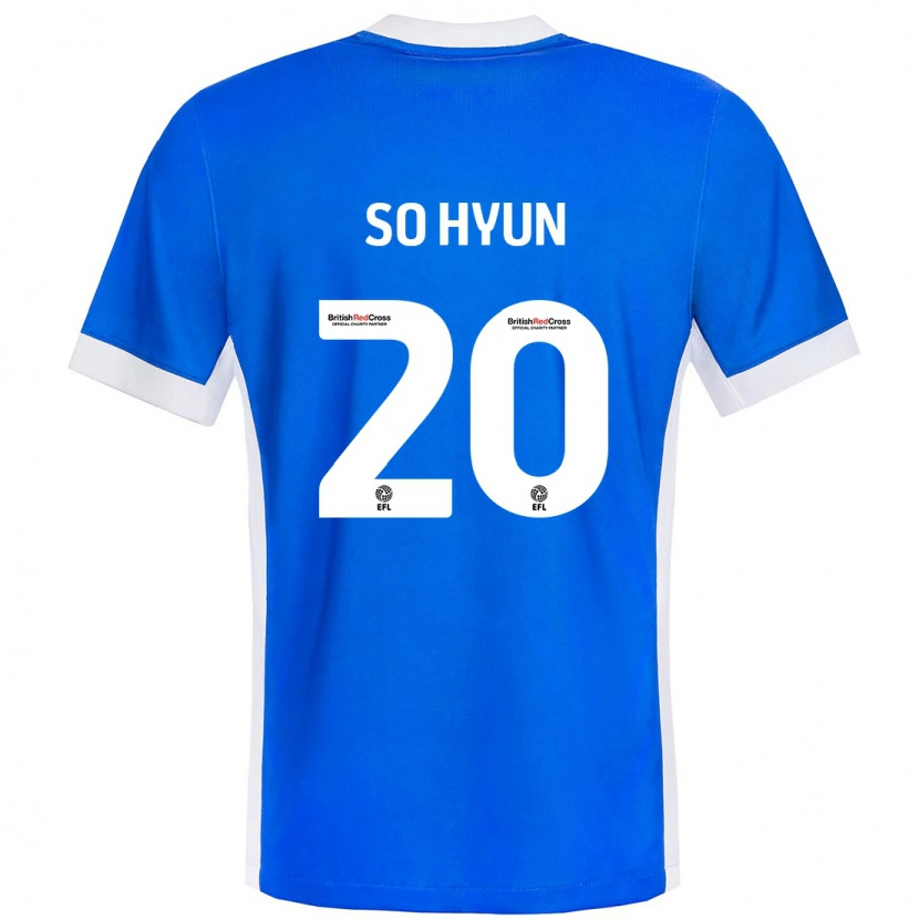 Danxen Kinder Cho So-Hyun #20 Blau Weiß Heimtrikot Trikot 2024/25 T-Shirt