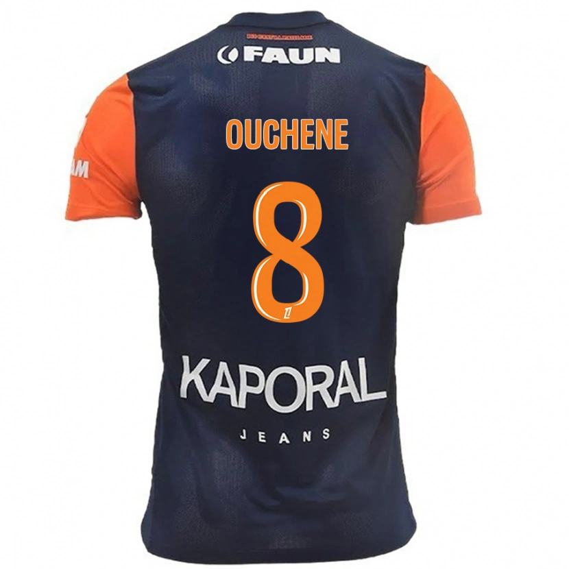 Danxen Kinder Sonia Ouchène #8 Marineblau Orange Heimtrikot Trikot 2024/25 T-Shirt