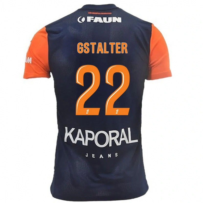 Danxen Kinder Lola Gstalter #22 Marineblau Orange Heimtrikot Trikot 2024/25 T-Shirt