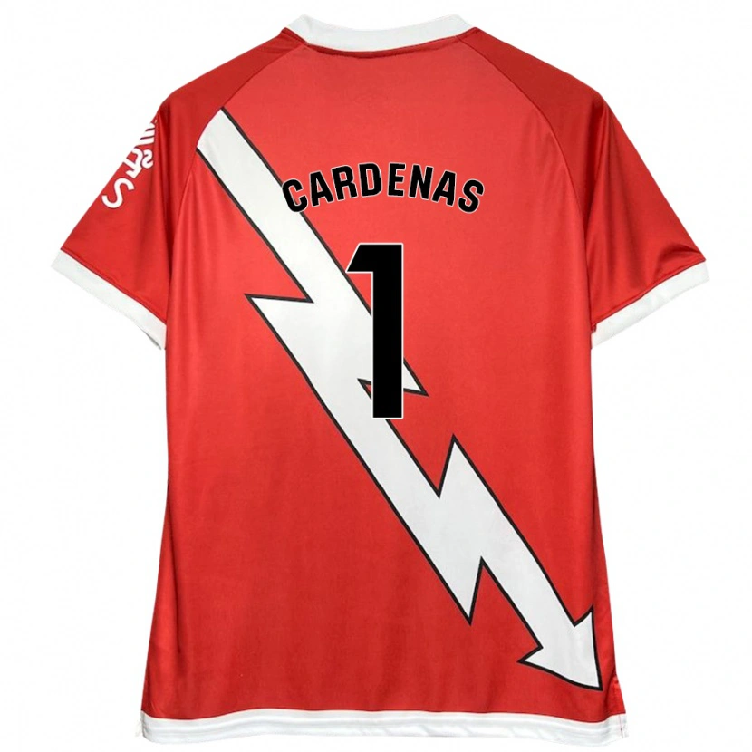 Danxen Kinder Dani Cárdenas #1 Weiß Rot Heimtrikot Trikot 2024/25 T-Shirt