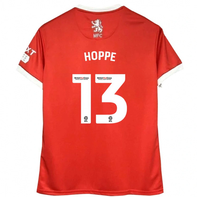 Danxen Kinder Matthew Hoppe #13 Rot Weiß Heimtrikot Trikot 2024/25 T-Shirt