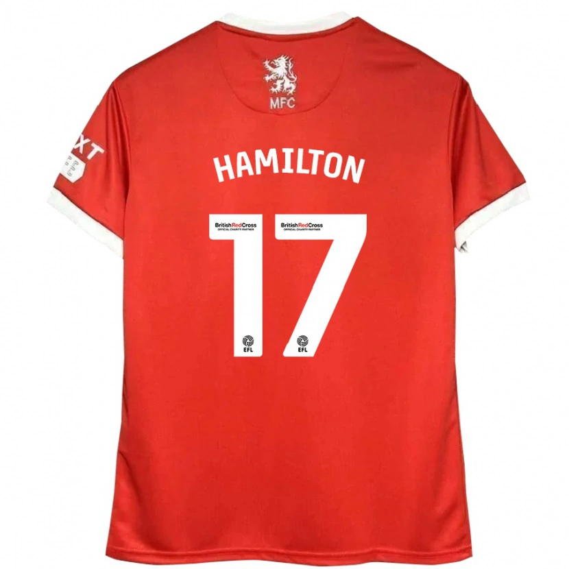 Danxen Kinder Micah Hamilton #17 Rot Weiß Heimtrikot Trikot 2024/25 T-Shirt