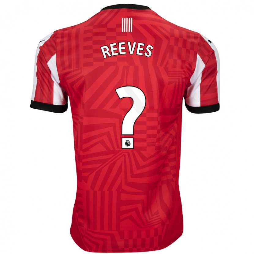 Danxen Kinder Ben Reeves #0 Rot Weiß Heimtrikot Trikot 2024/25 T-Shirt