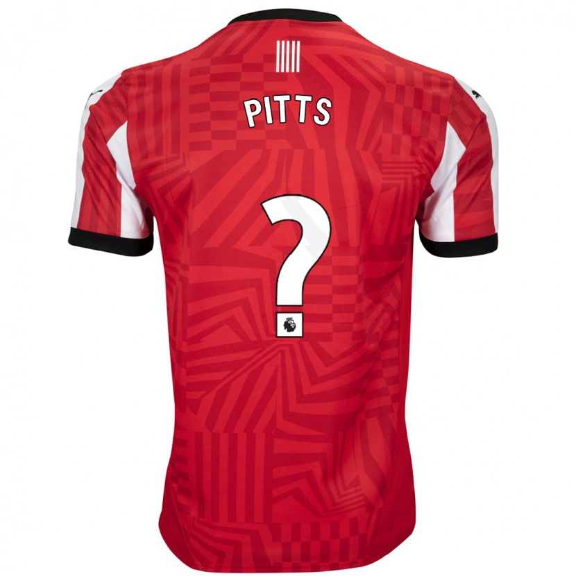 Danxen Kinder Josh Pitts #0 Rot Weiß Heimtrikot Trikot 2024/25 T-Shirt