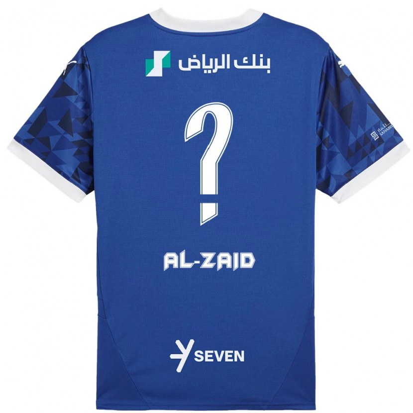 Danxen Kinder Suhayb Al-Zaid #0 Dunkelblau Weiß Heimtrikot Trikot 2024/25 T-Shirt