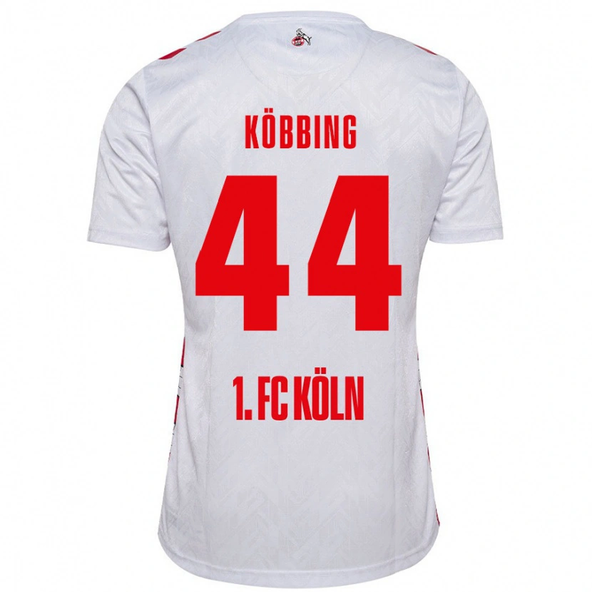 Danxen Kinder Matthias Köbbing #44 Weiß Rot Heimtrikot Trikot 2024/25 T-Shirt