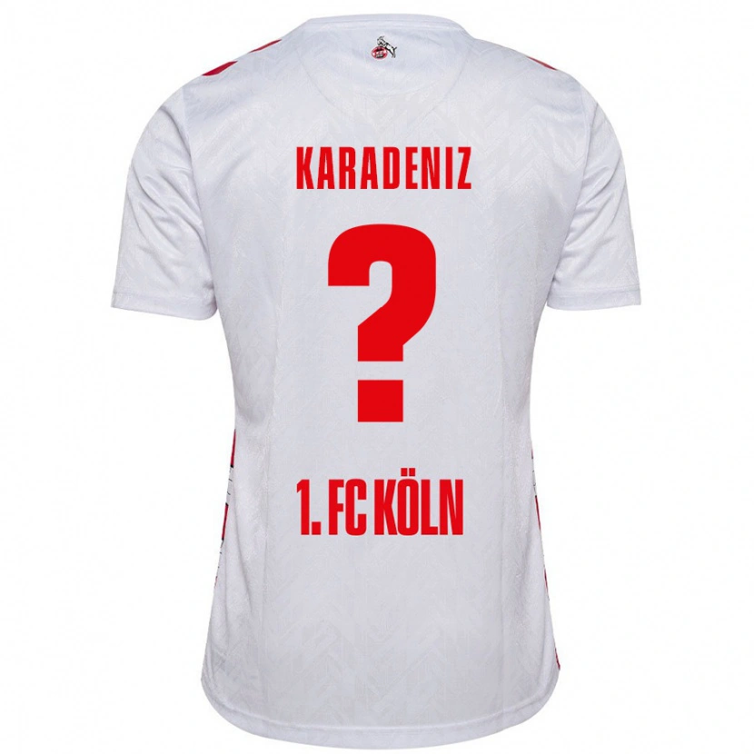 Danxen Kinder Thierry Karadeniz #0 Weiß Rot Heimtrikot Trikot 2024/25 T-Shirt