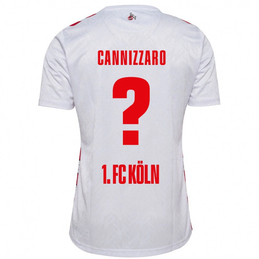 Danxen Kinder Simone Cannizzaro #0 Weiß Rot Heimtrikot Trikot 2024/25 T-Shirt