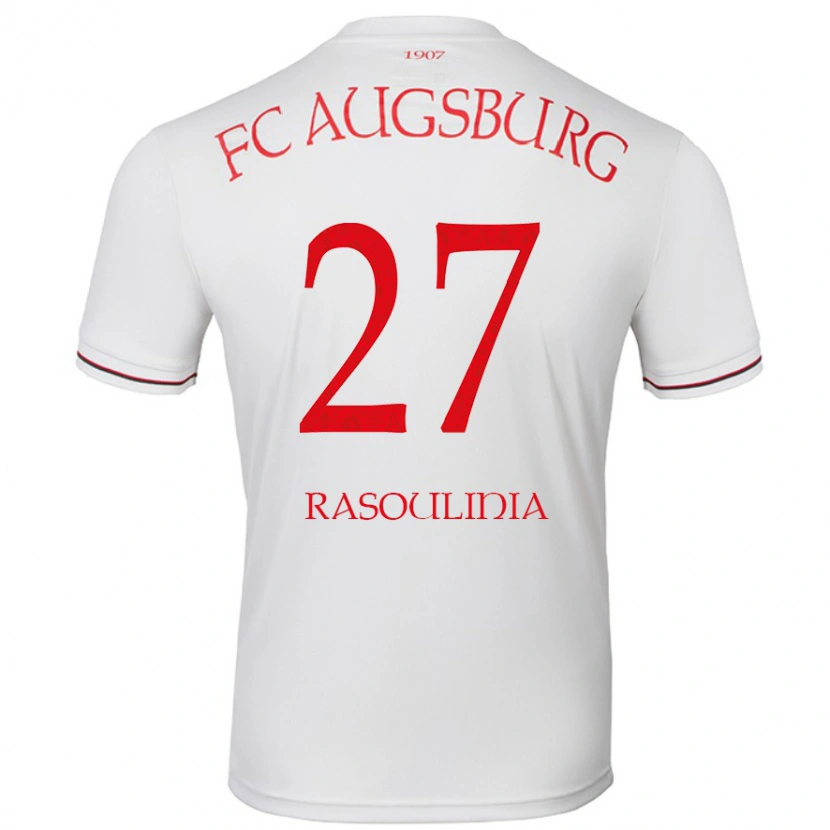 Danxen Kinder Nick Rasoulinia #27 Weiß Heimtrikot Trikot 2024/25 T-Shirt