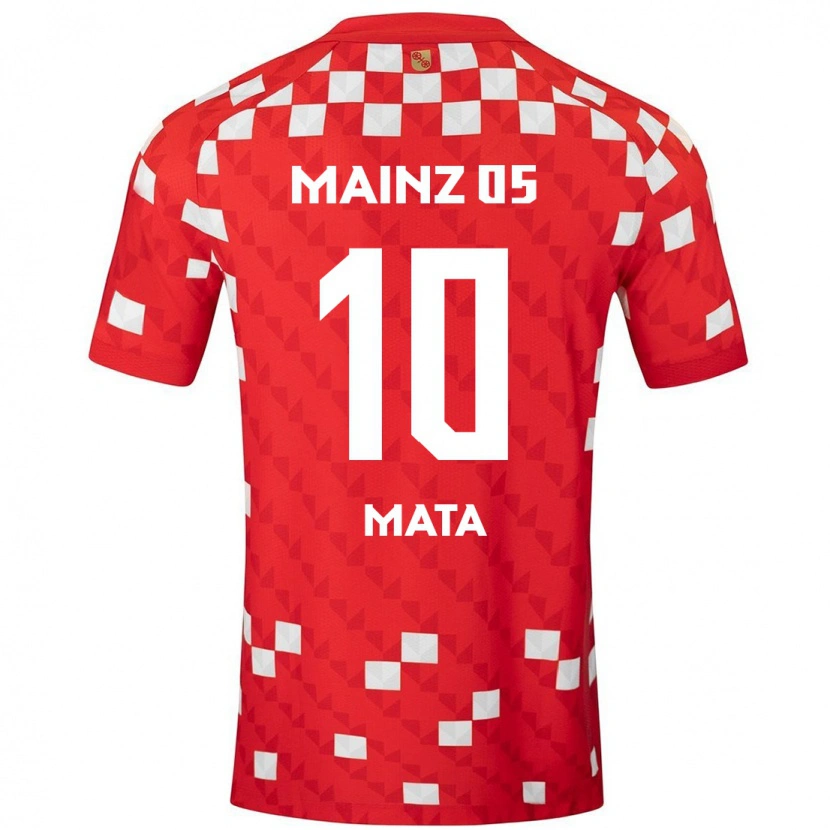 Danxen Kinder Ken Mata #10 Weiß Rot Heimtrikot Trikot 2024/25 T-Shirt