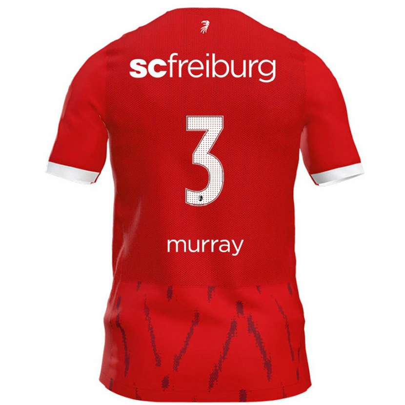 Danxen Kinder Drew Murray #3 Rot Heimtrikot Trikot 2024/25 T-Shirt