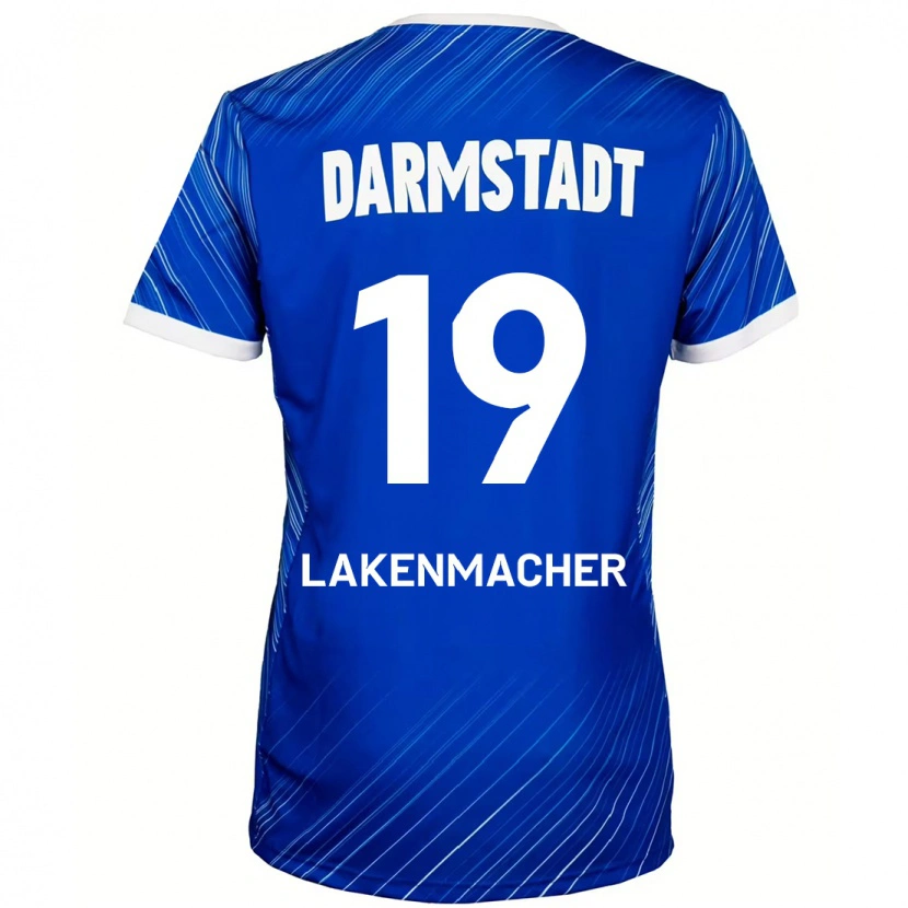 Danxen Kinder Fynn Lakenmacher #19 Blau Weiß Heimtrikot Trikot 2024/25 T-Shirt