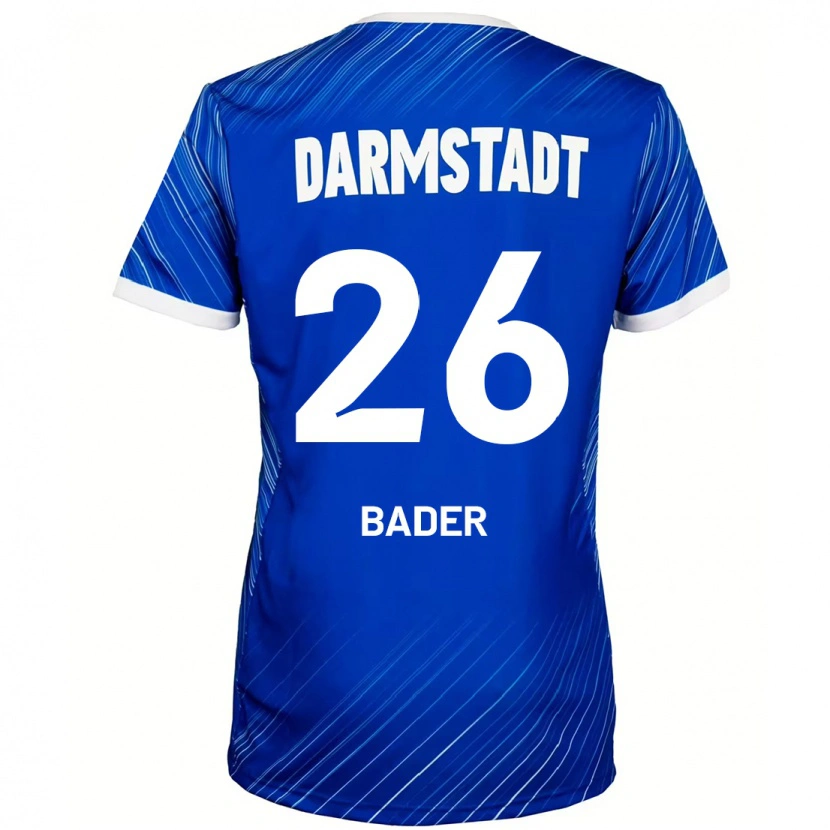 Danxen Kinder Matthias Bader #26 Blau Weiß Heimtrikot Trikot 2024/25 T-Shirt