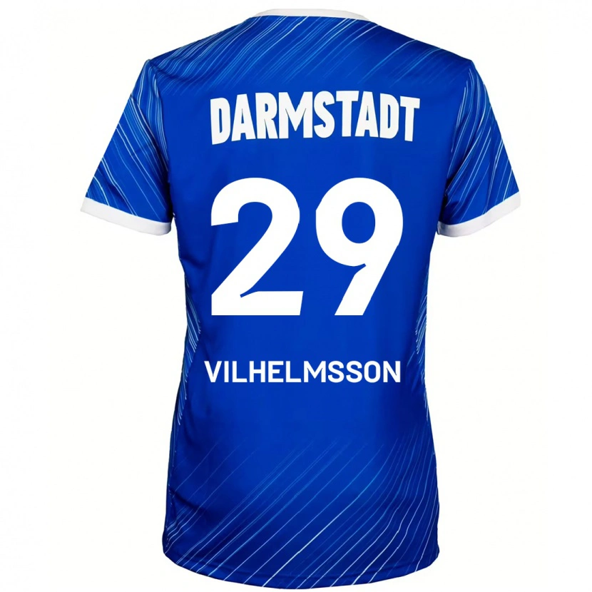 Danxen Kinder Oscar Vilhelmsson #29 Blau Weiß Heimtrikot Trikot 2024/25 T-Shirt