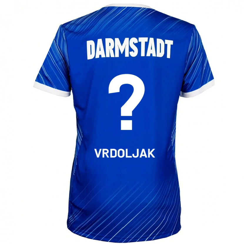 Danxen Kinder Tomislav Vrdoljak #0 Blau Weiß Heimtrikot Trikot 2024/25 T-Shirt