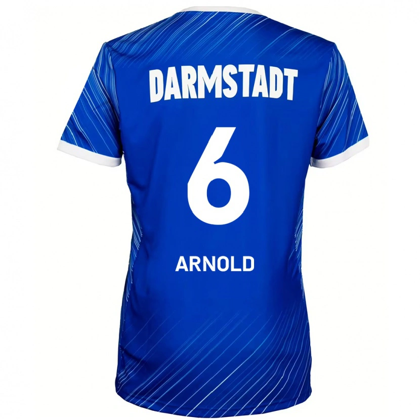 Danxen Kinder Tim Arnold #6 Blau Weiß Heimtrikot Trikot 2024/25 T-Shirt