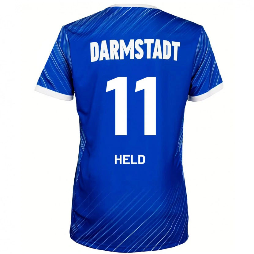 Danxen Kinder Henry Held #11 Blau Weiß Heimtrikot Trikot 2024/25 T-Shirt