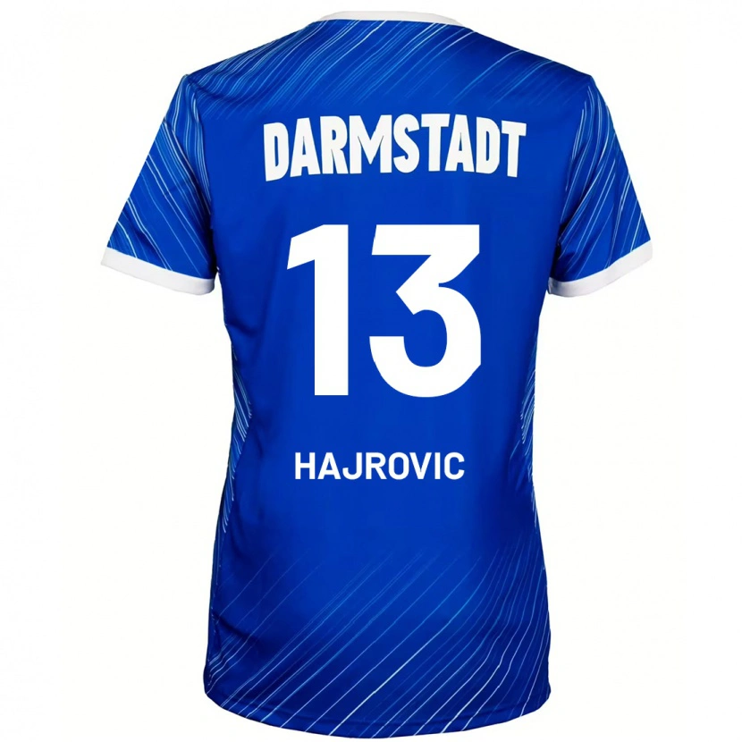 Danxen Kinder Vahid Hajrovic #13 Blau Weiß Heimtrikot Trikot 2024/25 T-Shirt