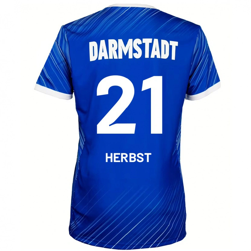 Danxen Kinder Milian Herbst #21 Blau Weiß Heimtrikot Trikot 2024/25 T-Shirt