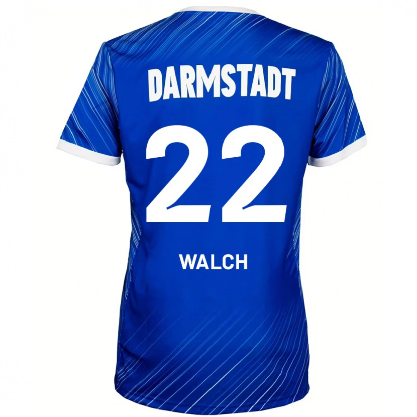 Danxen Kinder Leon Walch #22 Blau Weiß Heimtrikot Trikot 2024/25 T-Shirt