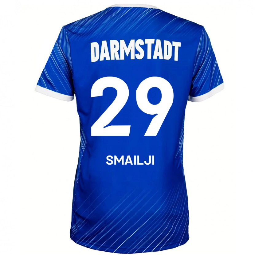 Danxen Kinder Esad Smailji #29 Blau Weiß Heimtrikot Trikot 2024/25 T-Shirt