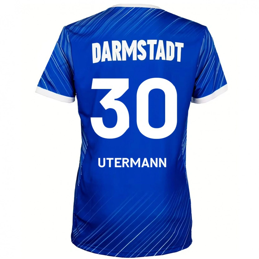 Danxen Kinder Anton Utermann #30 Blau Weiß Heimtrikot Trikot 2024/25 T-Shirt