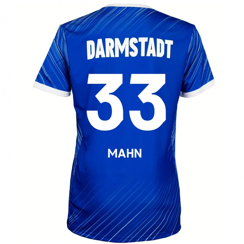 Danxen Kinder Jeremy Mahn #33 Blau Weiß Heimtrikot Trikot 2024/25 T-Shirt