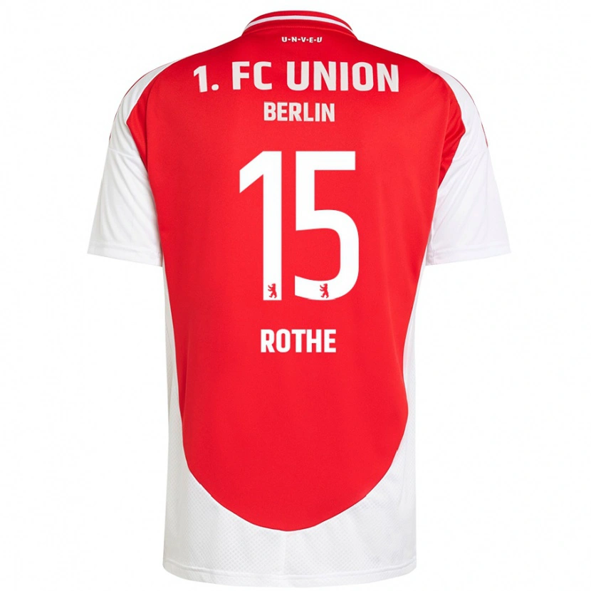 Danxen Kinder Tom Rothe #15 Rot Weiß Heimtrikot Trikot 2024/25 T-Shirt