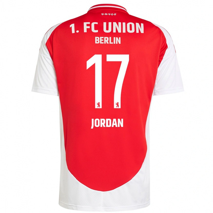 Danxen Kinder Jordan #17 Rot Weiß Heimtrikot Trikot 2024/25 T-Shirt