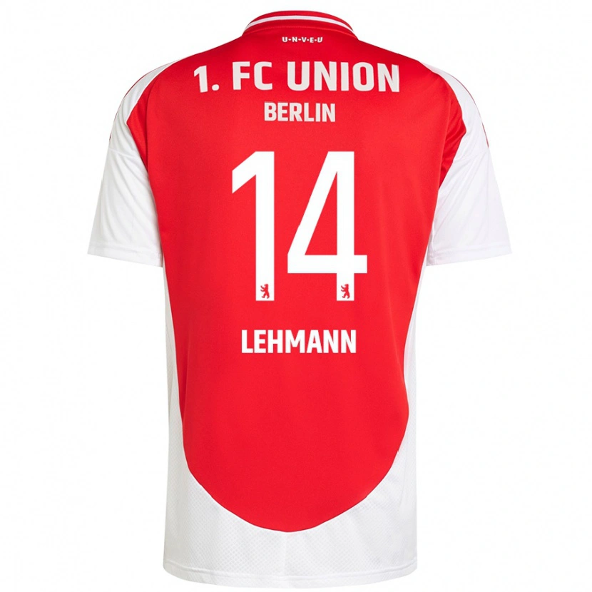 Danxen Kinder Noah Lehmann #14 Rot Weiß Heimtrikot Trikot 2024/25 T-Shirt