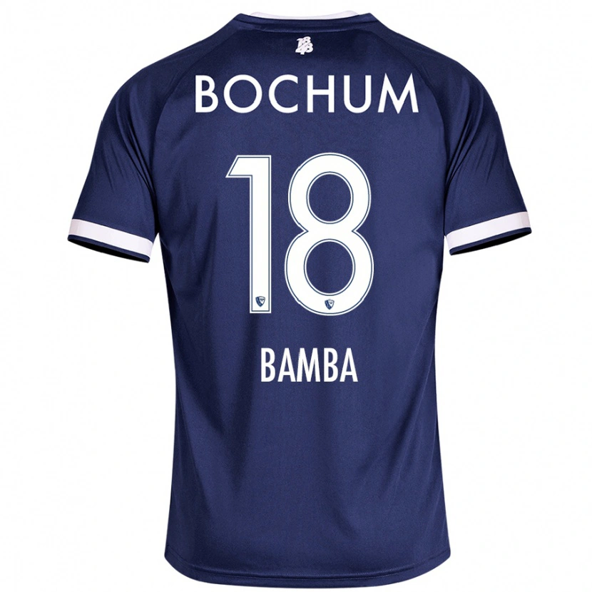 Danxen Kinder Samuel Bamba #18 Dunkelblau Heimtrikot Trikot 2024/25 T-Shirt