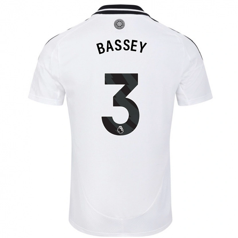 Danxen Kinder Calvin Bassey #3 Weiß Heimtrikot Trikot 2024/25 T-Shirt