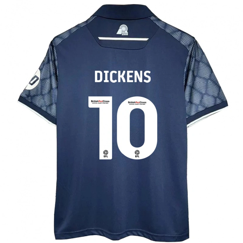 Danxen Kinder Tj Dickens #10 Schwarz Auswärtstrikot Trikot 2024/25 T-Shirt