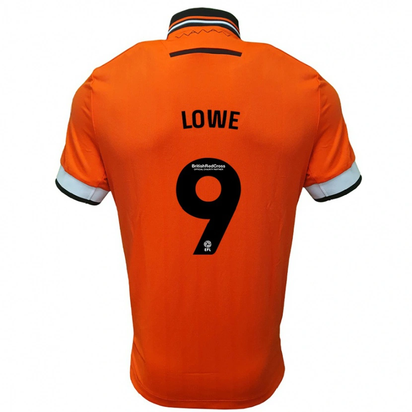 Danxen Kinder Jamal Lowe #9 Orange Weiß Auswärtstrikot Trikot 2024/25 T-Shirt