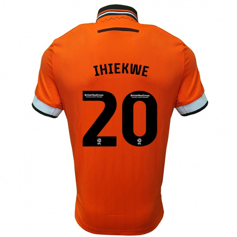 Danxen Kinder Michael Ihiekwe #20 Orange Weiß Auswärtstrikot Trikot 2024/25 T-Shirt