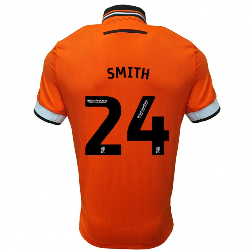 Danxen Kinder Michael Smith #24 Orange Weiß Auswärtstrikot Trikot 2024/25 T-Shirt