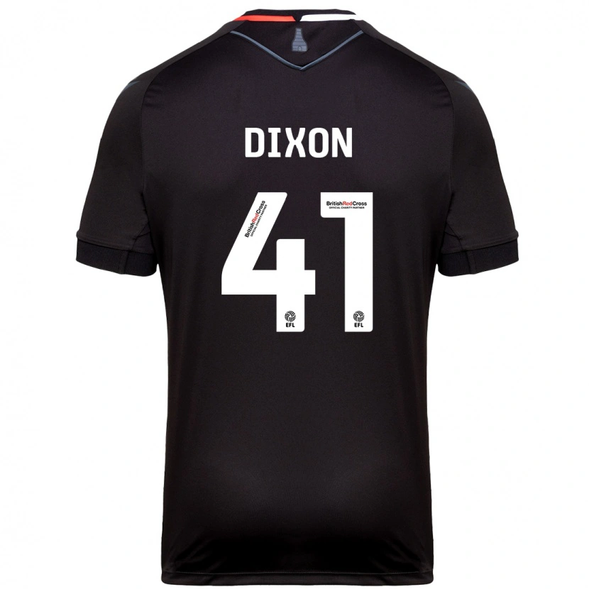 Danxen Kinder Jaden Dixon #41 Schwarz Auswärtstrikot Trikot 2024/25 T-Shirt