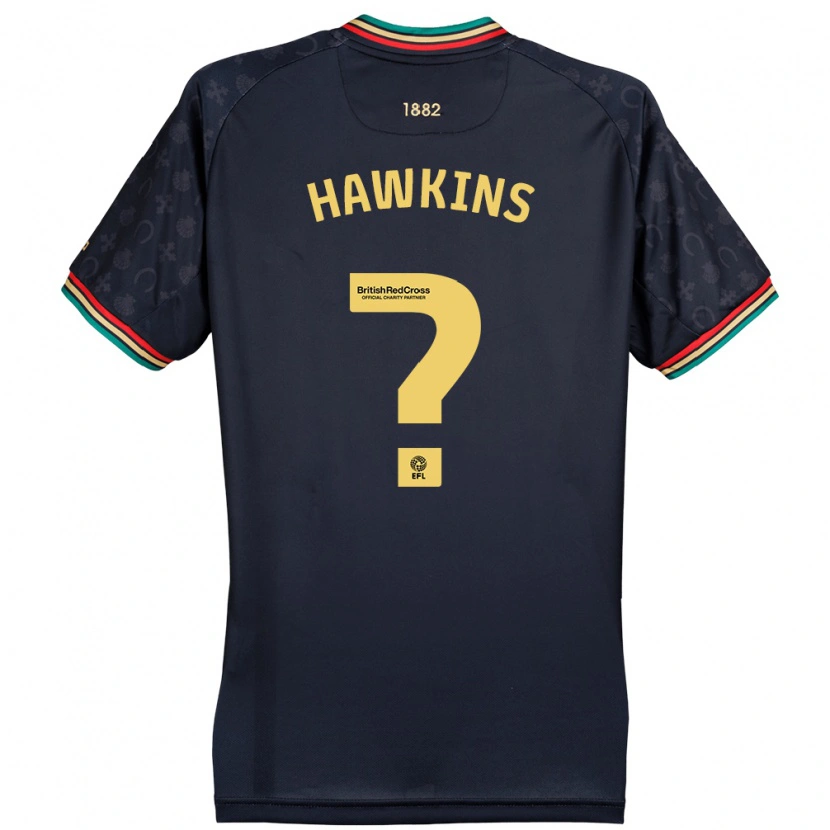 Danxen Kinder Henry Hawkins #0 Dunkelmarineblau Auswärtstrikot Trikot 2024/25 T-Shirt