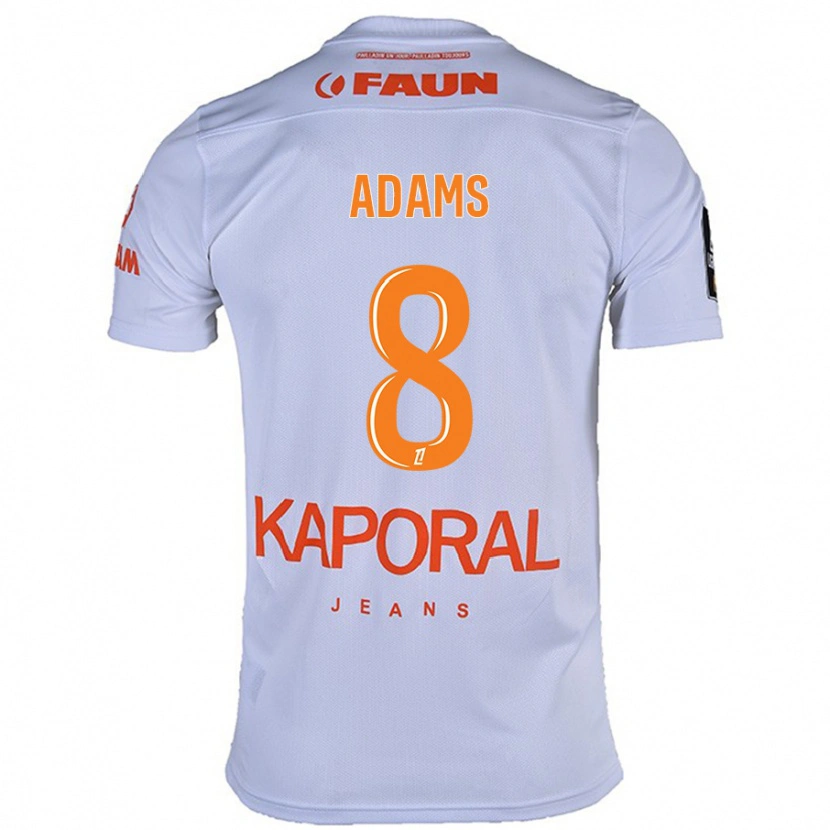 Danxen Kinder Akor Adams #8 Weiß Auswärtstrikot Trikot 2024/25 T-Shirt