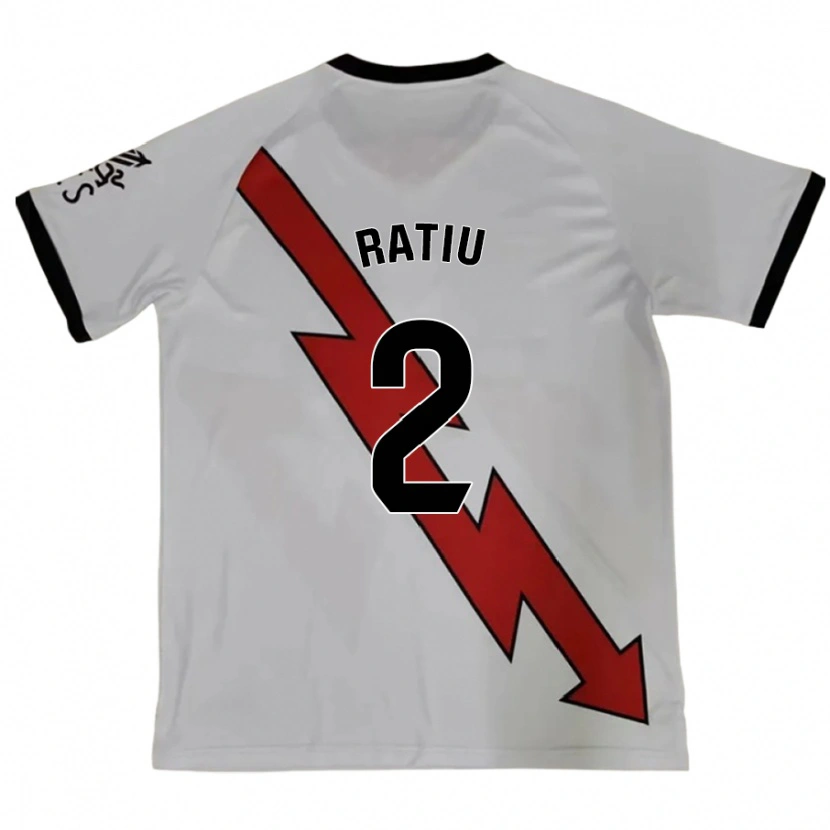 Danxen Kinder Andrei Rațiu #2 Rot Auswärtstrikot Trikot 2024/25 T-Shirt