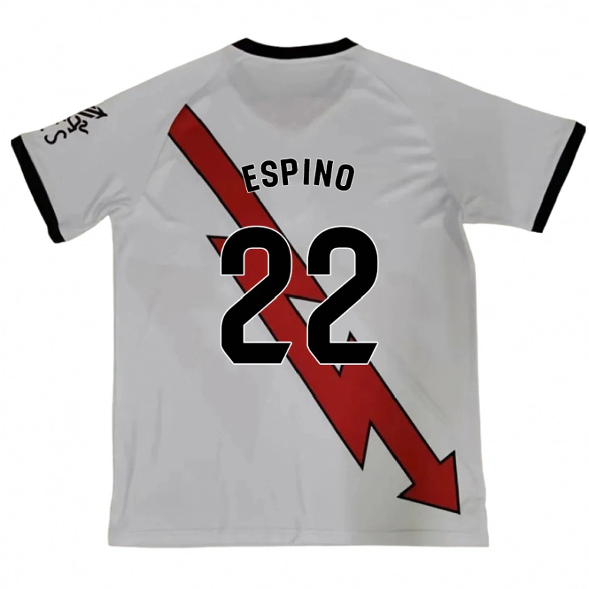 Danxen Kinder Alfonso Espino #22 Rot Auswärtstrikot Trikot 2024/25 T-Shirt