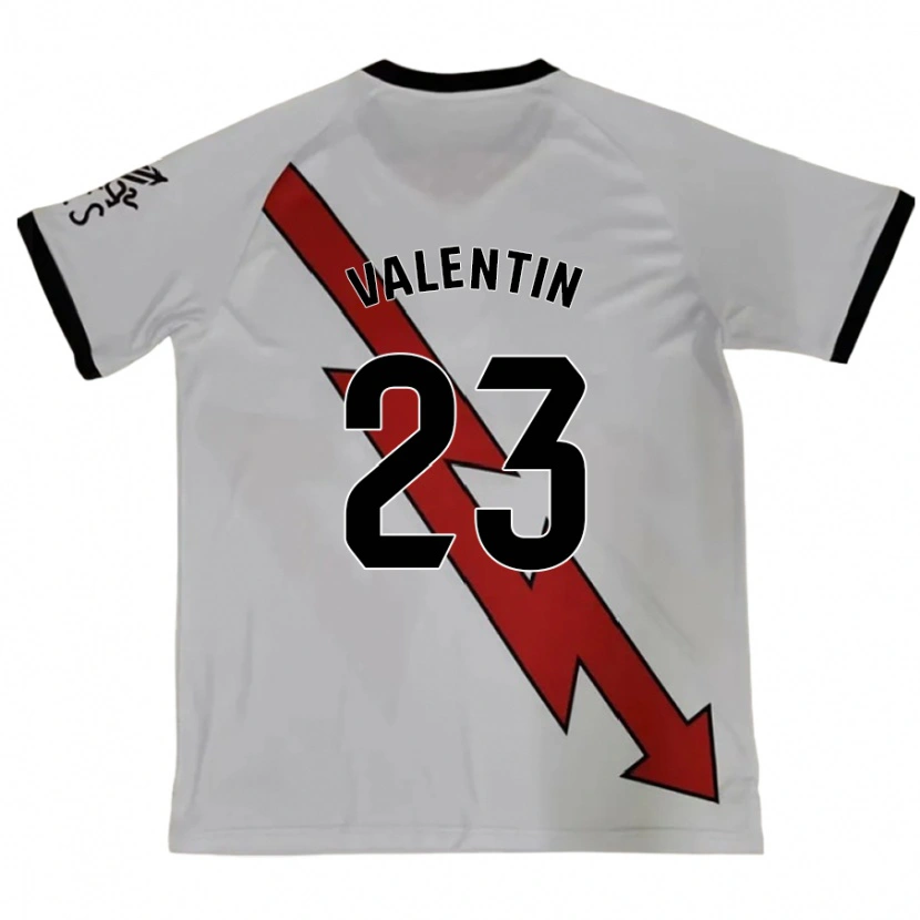 Danxen Kinder Óscar Valentín #23 Rot Auswärtstrikot Trikot 2024/25 T-Shirt