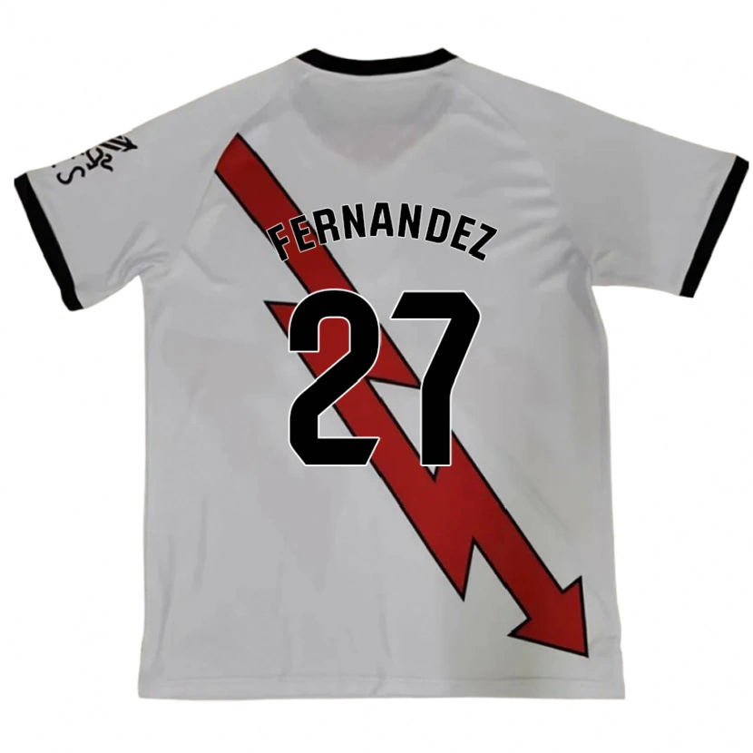 Danxen Kinder Pelayo Fernández #27 Rot Auswärtstrikot Trikot 2024/25 T-Shirt