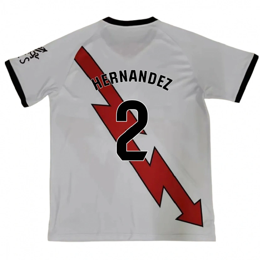 Danxen Kinder Marco Hernández #2 Rot Auswärtstrikot Trikot 2024/25 T-Shirt