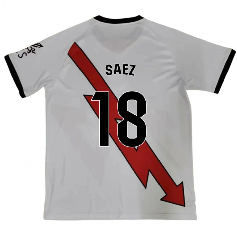 Danxen Kinder Camila Sáez #18 Rot Auswärtstrikot Trikot 2024/25 T-Shirt