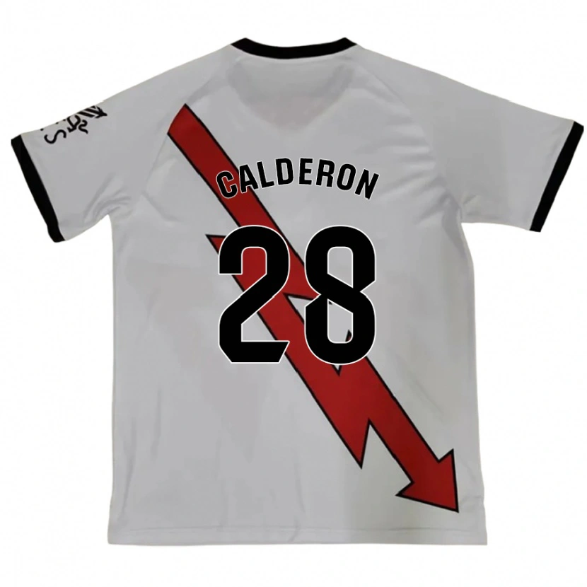 Danxen Kinder Esther Calderón #28 Rot Auswärtstrikot Trikot 2024/25 T-Shirt