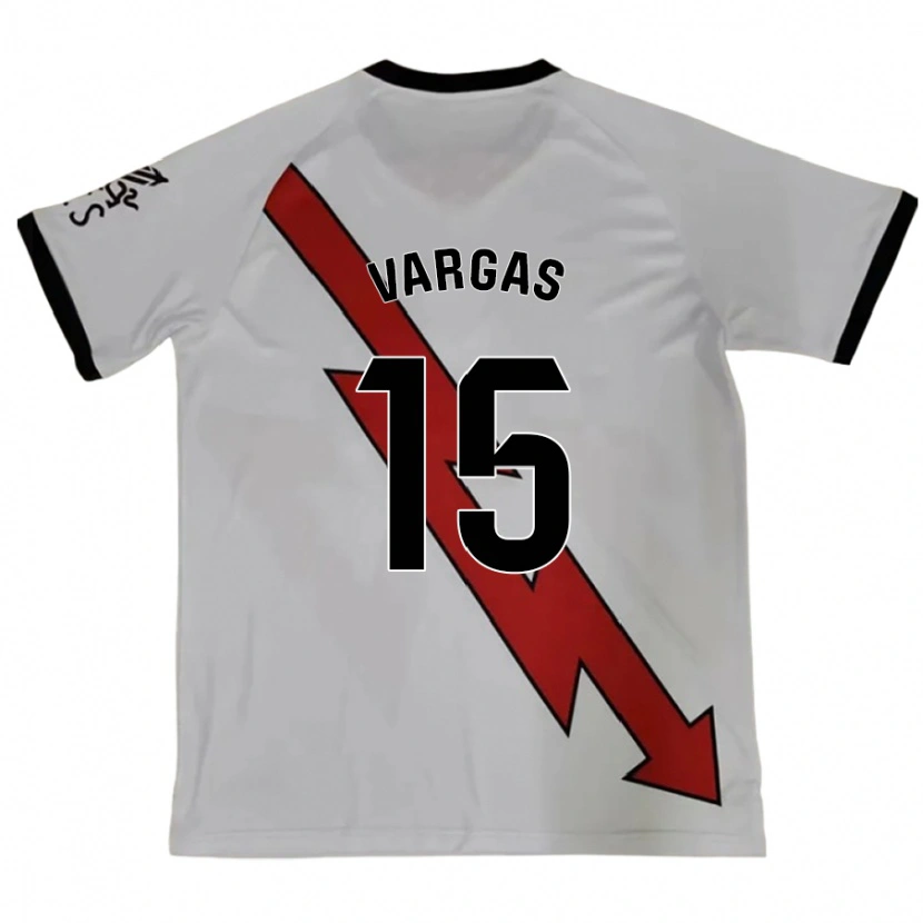 Danxen Kinder Rosario Vargas Sarasqueta #15 Rot Auswärtstrikot Trikot 2024/25 T-Shirt